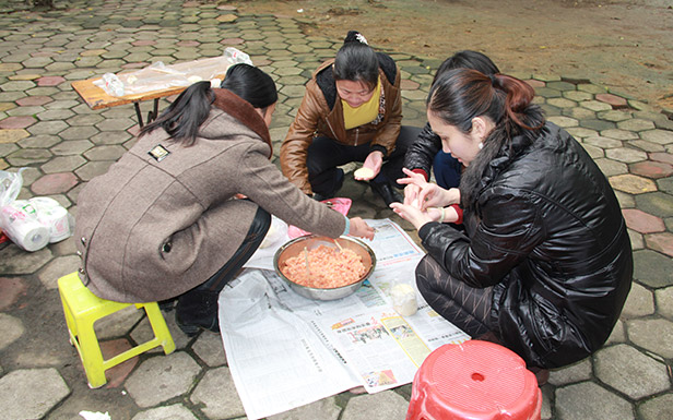 包饺子